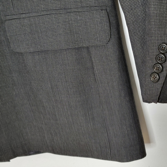 Lands End 48R Suit Blazer Gray 100% Wool - Picture 4 of 14